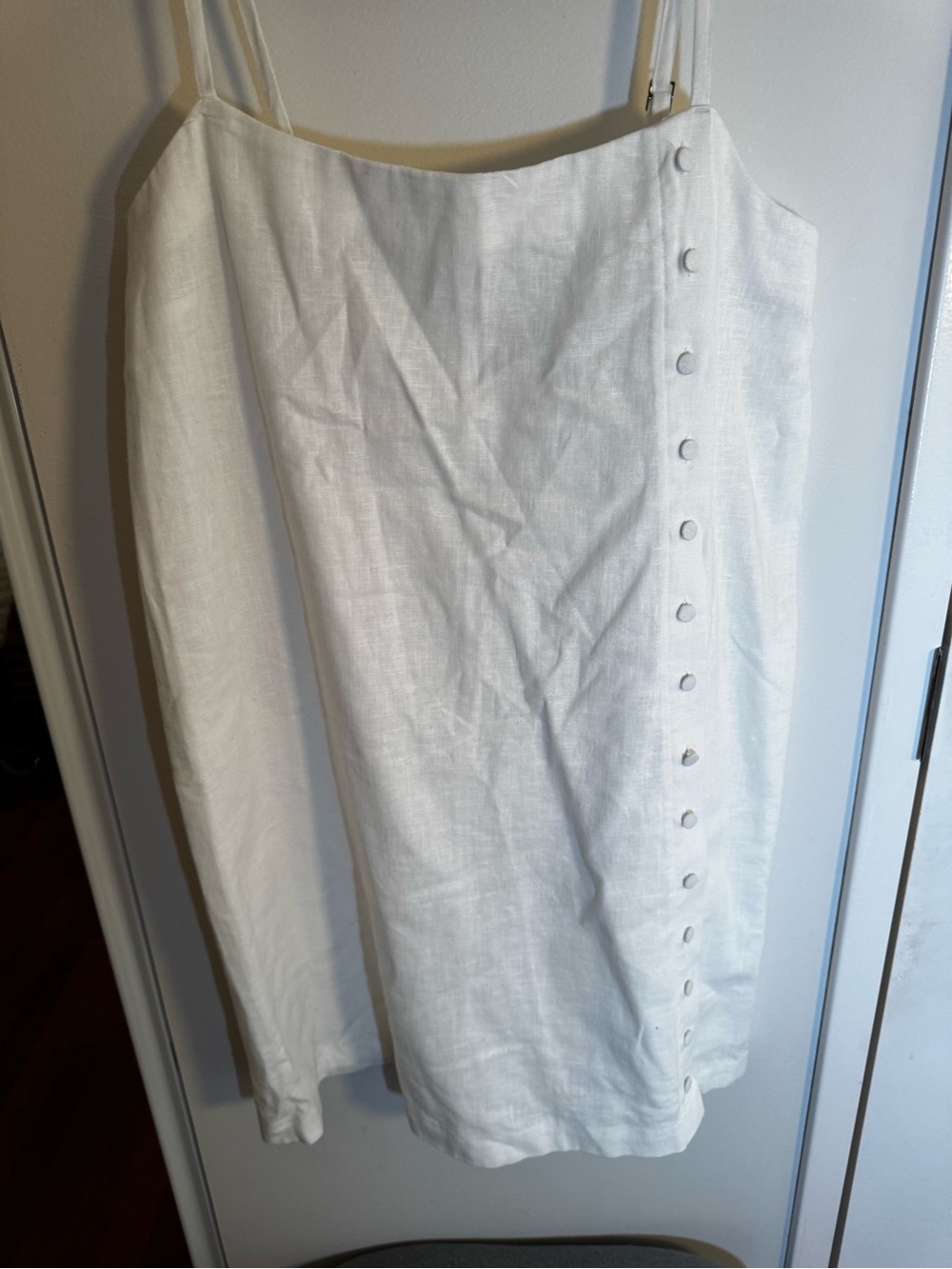 Abercrombie & Fitch White Mini Slip Dress - Picture 5 of 7